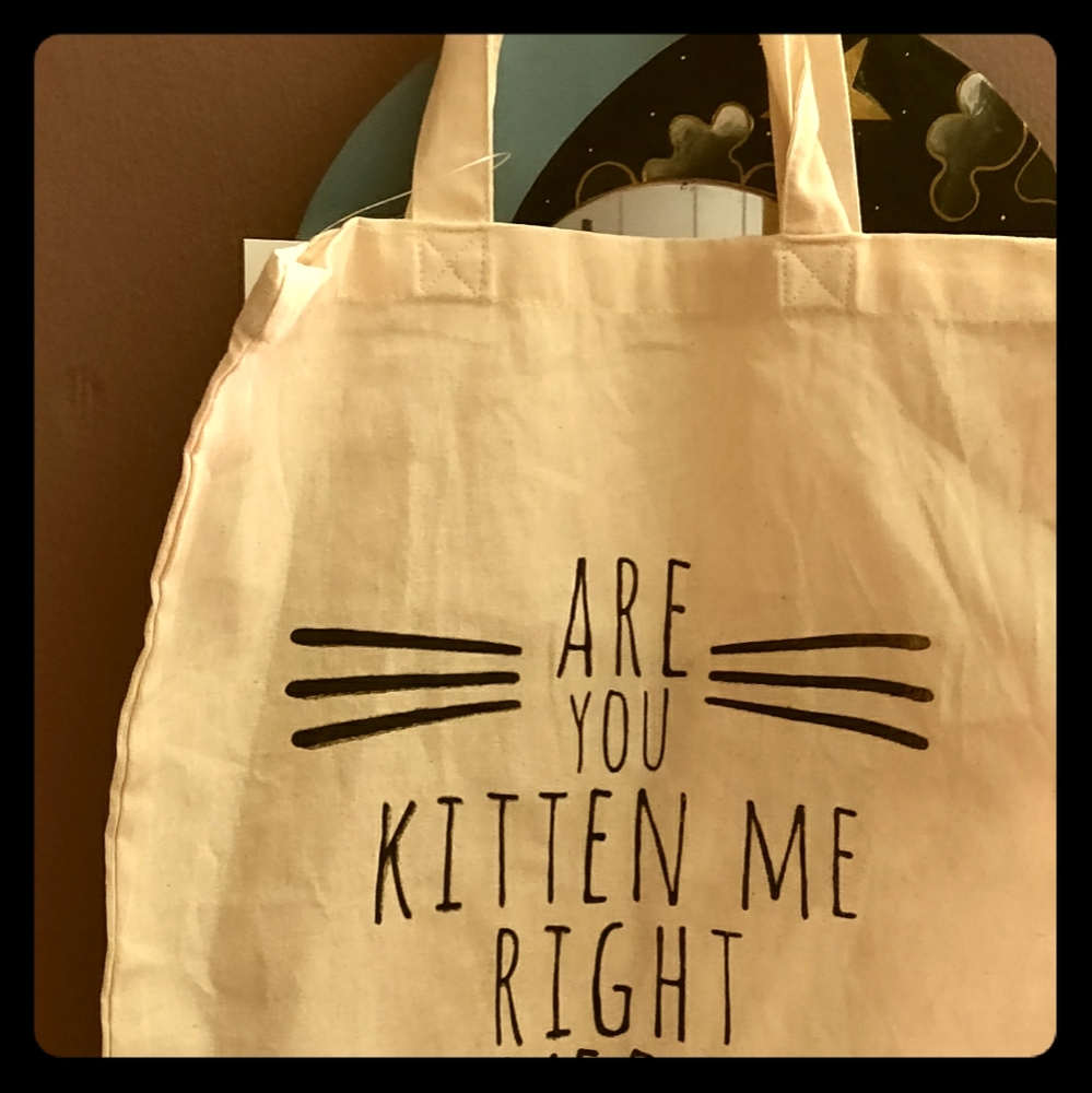 🐱 Sassy Cat Lovers Reusable Cotton Tote Bag 🐱